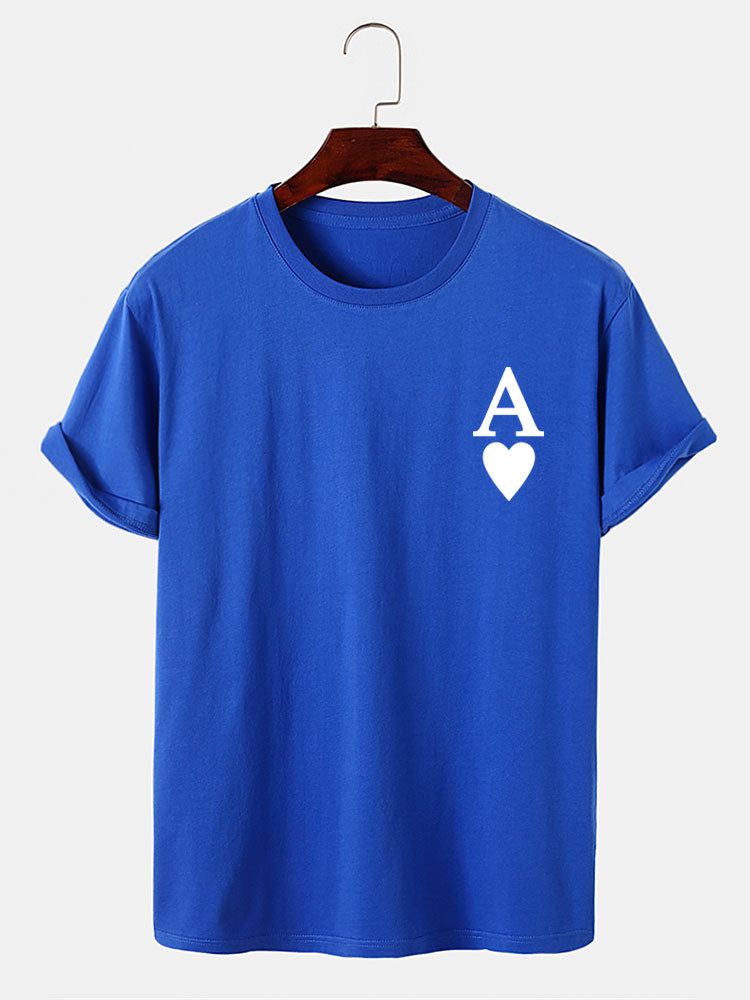 Ace of Spades Print T-Shirt