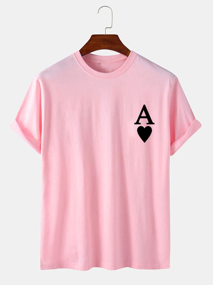 Ace of Spades Print T-Shirt