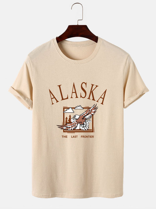 Alaska Eagle Print T-Shirt