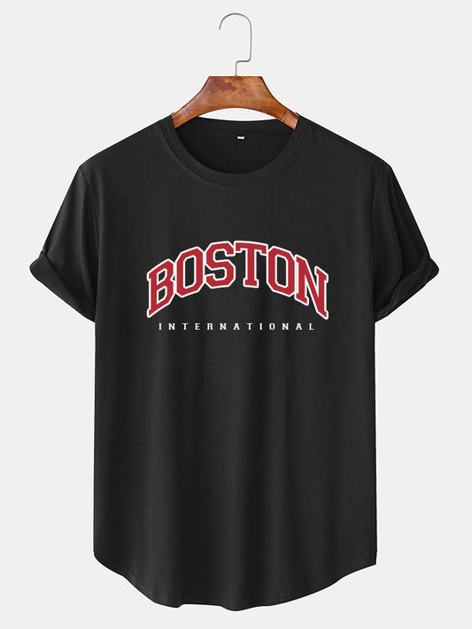 Boston Print T-Shirt