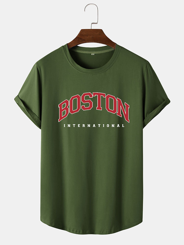 Boston Print T-Shirt