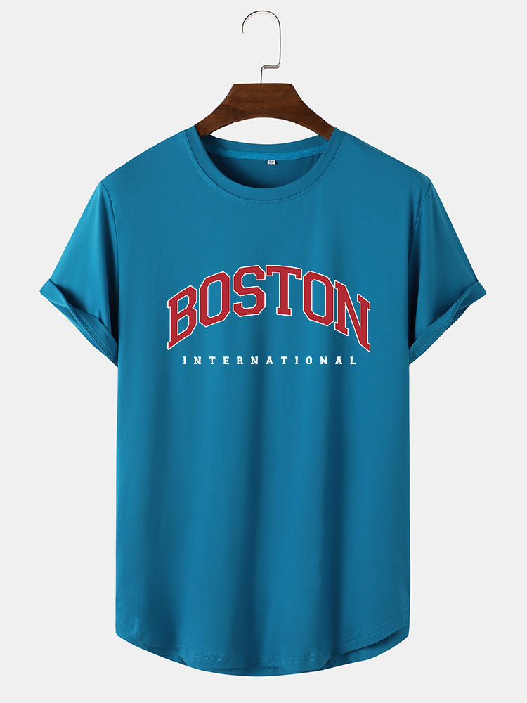 Boston Print T-Shirt