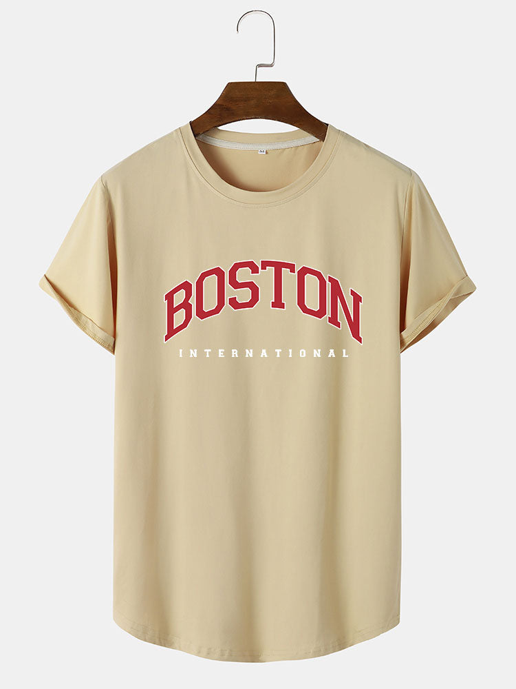 Boston Print T-Shirt