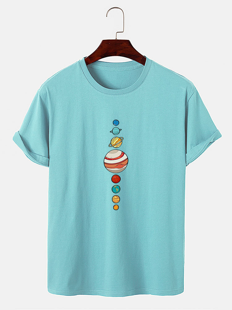 Planet Painting Print T-Shirt