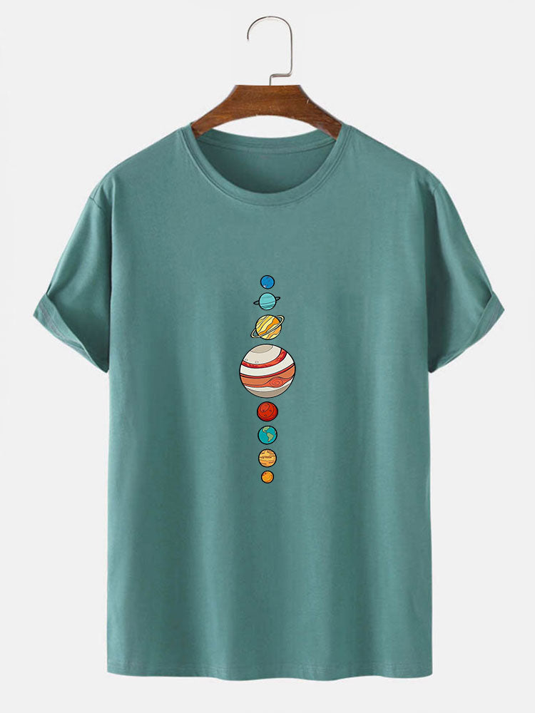 Planet Painting Print T-Shirt