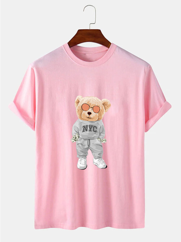 Rich Bear Print T-Shirt