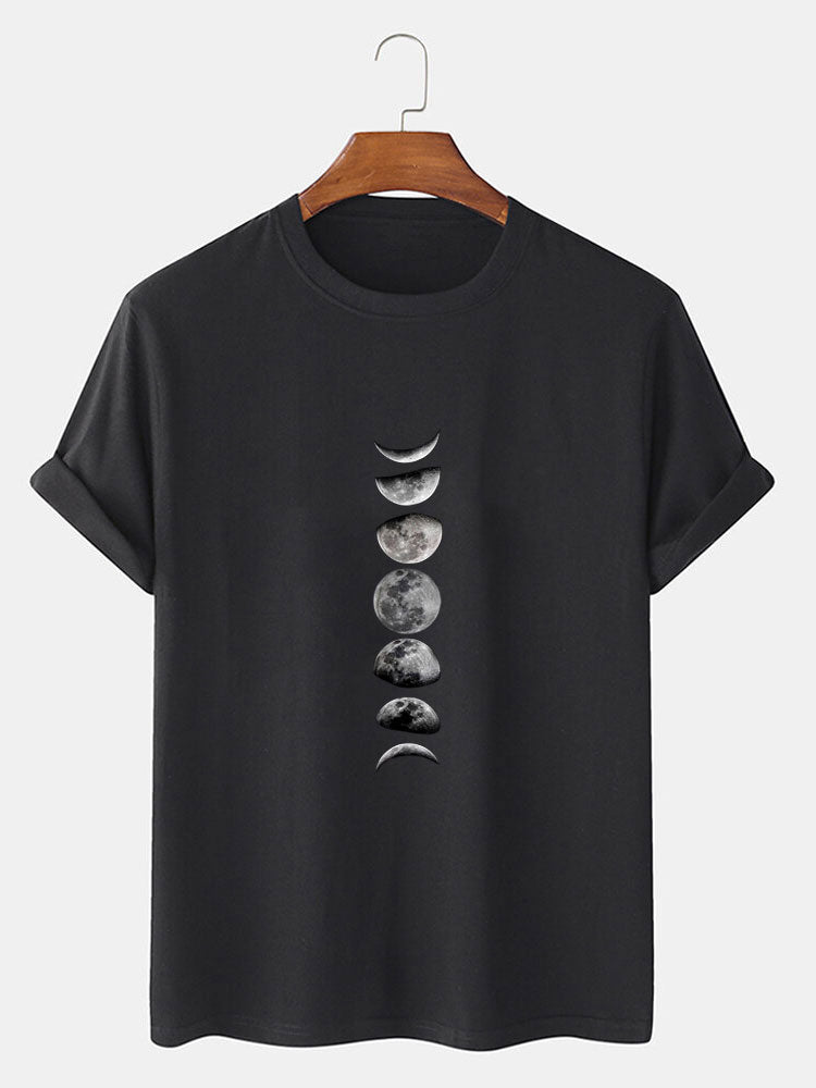 T-shirt imprimé lune