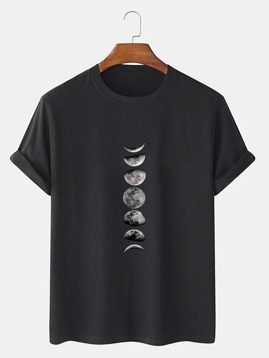 T-shirt imprimé lune