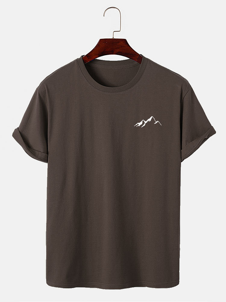 T-shirt graphique de montagne