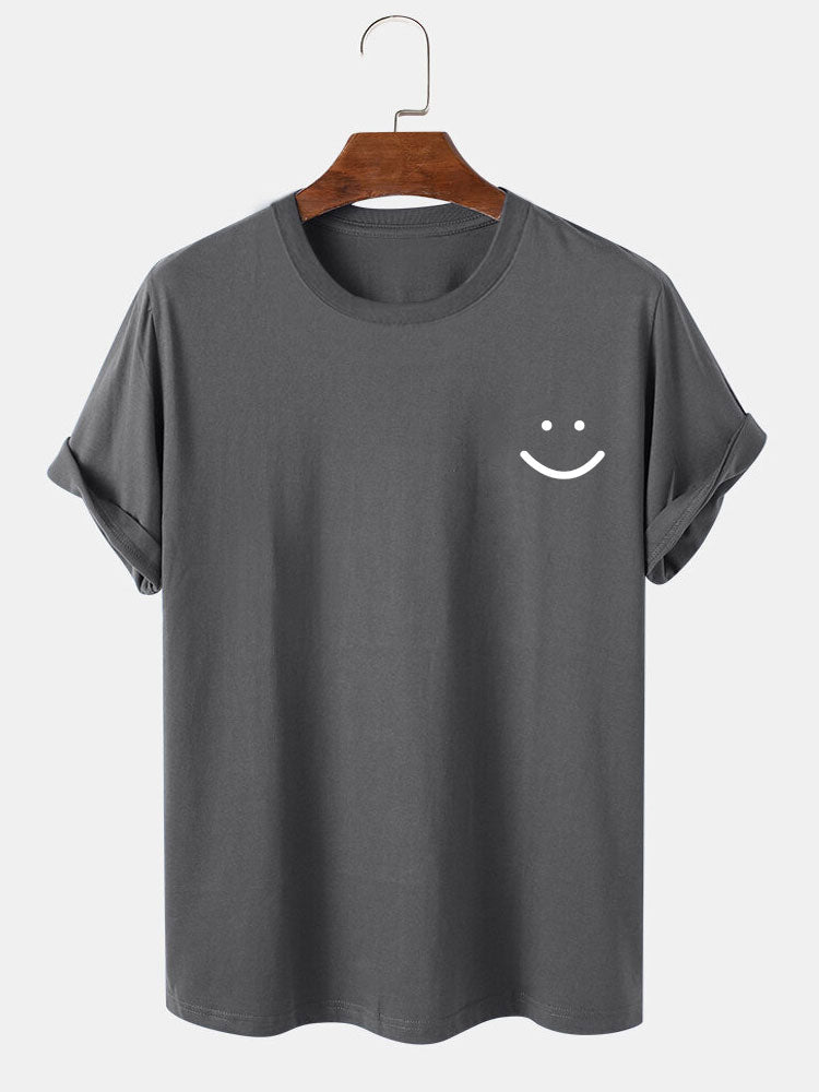 Smiley Graphic Print T-Shirt