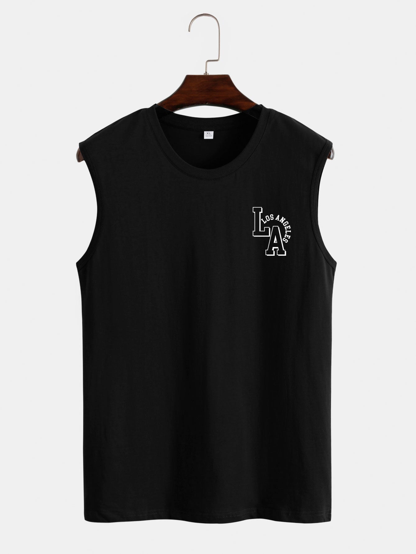 LA Letter Print Tank Top