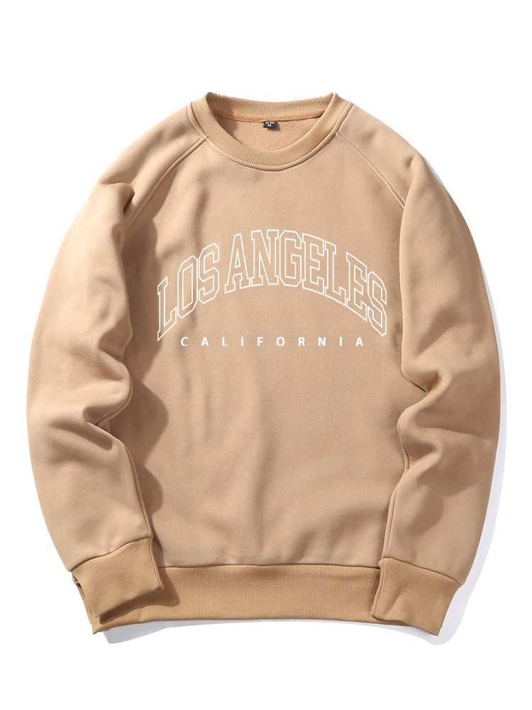 Los Angeles Letter Print Sweatshirt