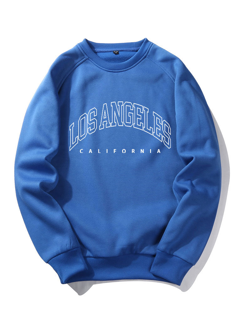 Los Angeles Letter Print Sweatshirt