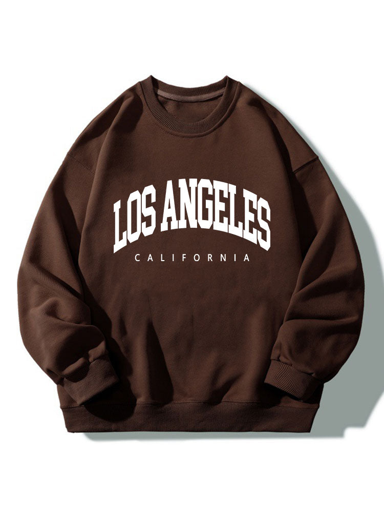 Sweat-shirt décontracté imprimé Los Angeles