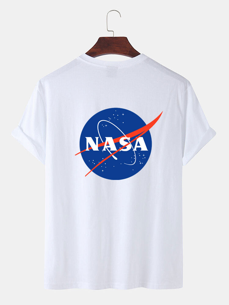 NASA Front and Back Print T-Shirt