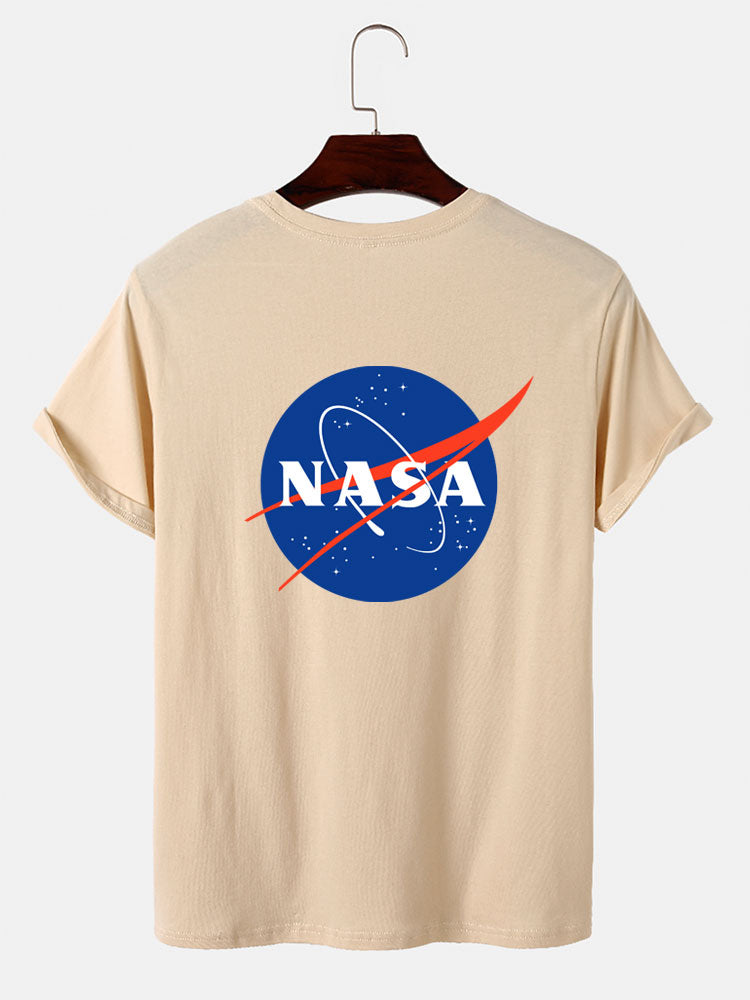 NASA Front and Back Print T-Shirt