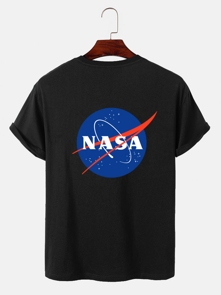 NASA Front and Back Print T-Shirt