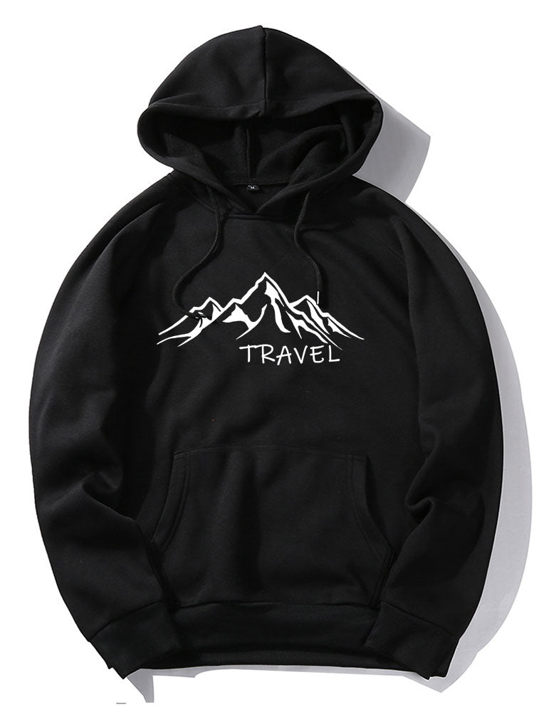 Sweats à capuche graphiques Travel&amp;Mountain