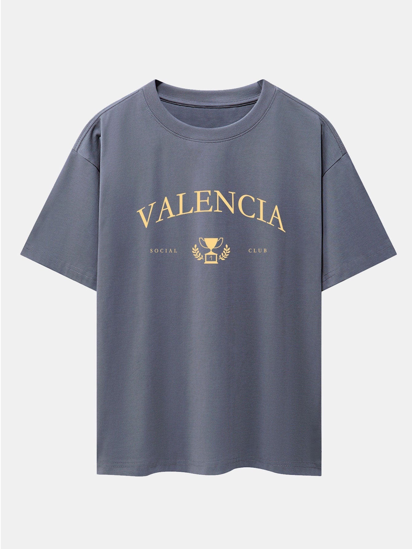 T-shirt oversize imprimé Valencia à épaules tombantes