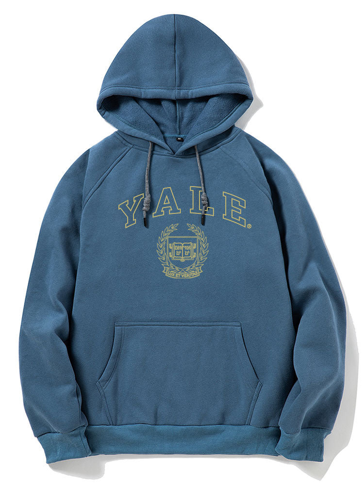 Sweat à capuche imprimé Yale