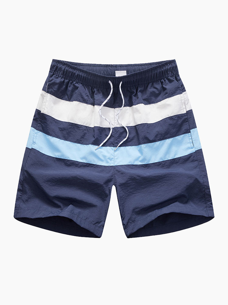 Short De Bain Épissé Colorblock Homme