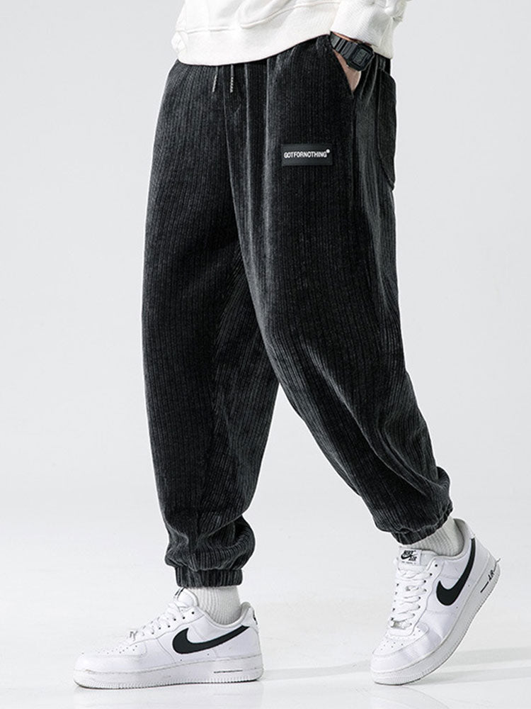 Corduroy Drawstring Pants