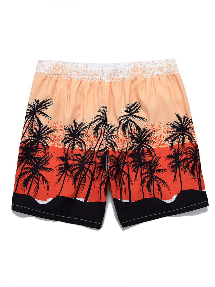 Tropical Print Swim Shorts