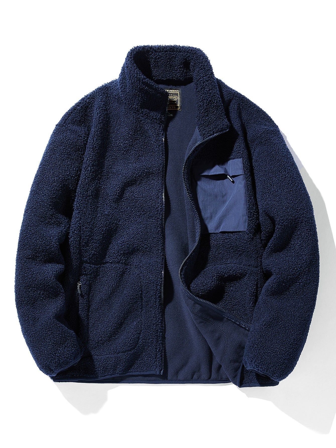 Manteau zippé en polaire Teddy