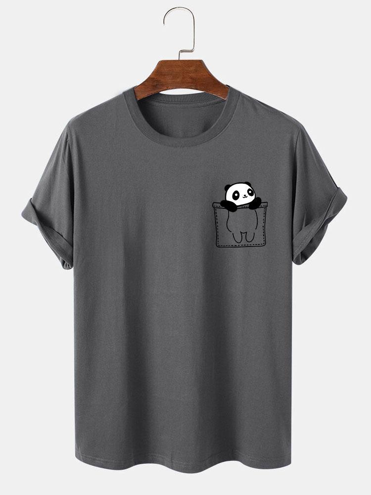 Pocket Panda Print T-Shirt