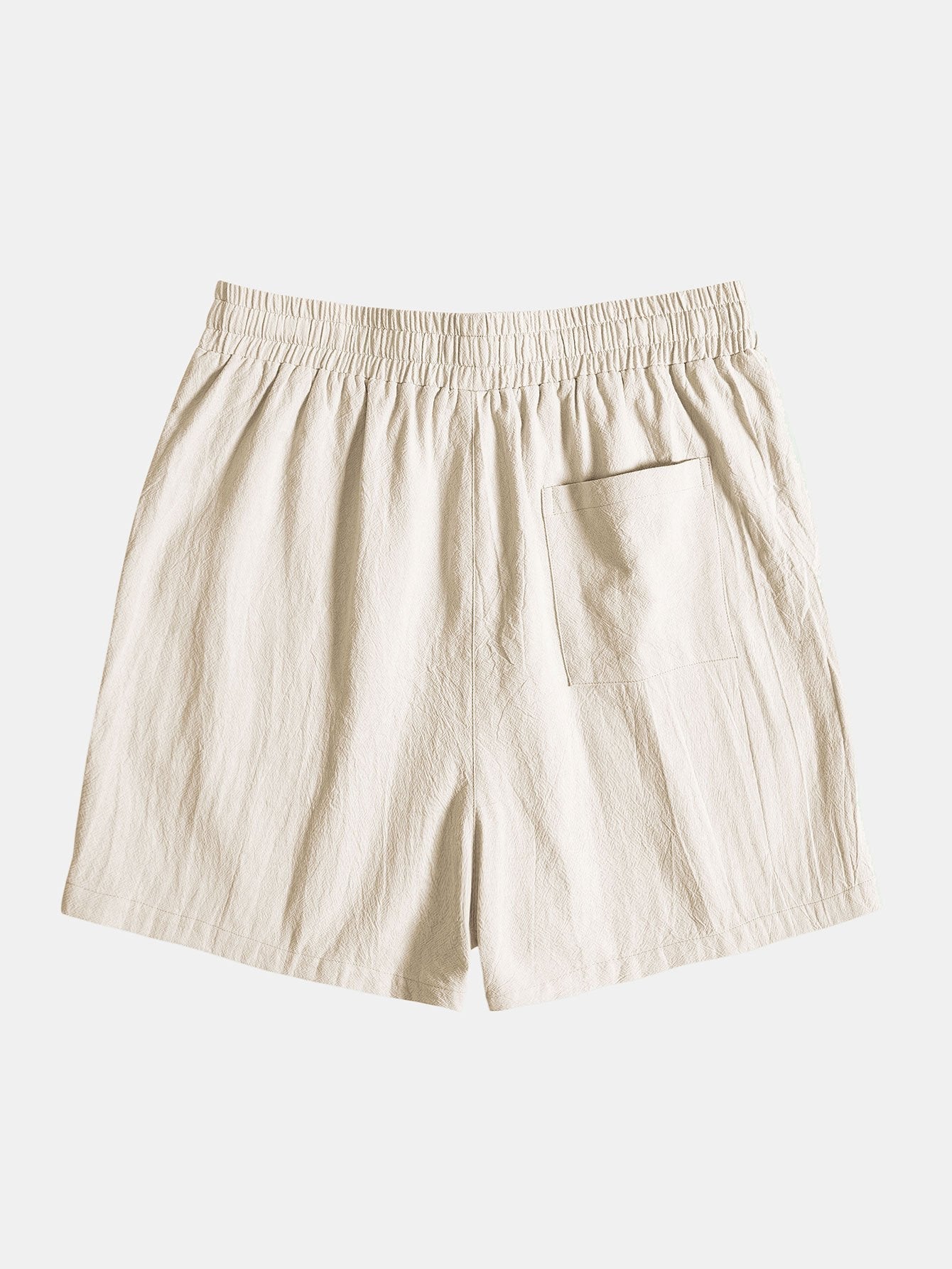 Short 5" en coton texturé