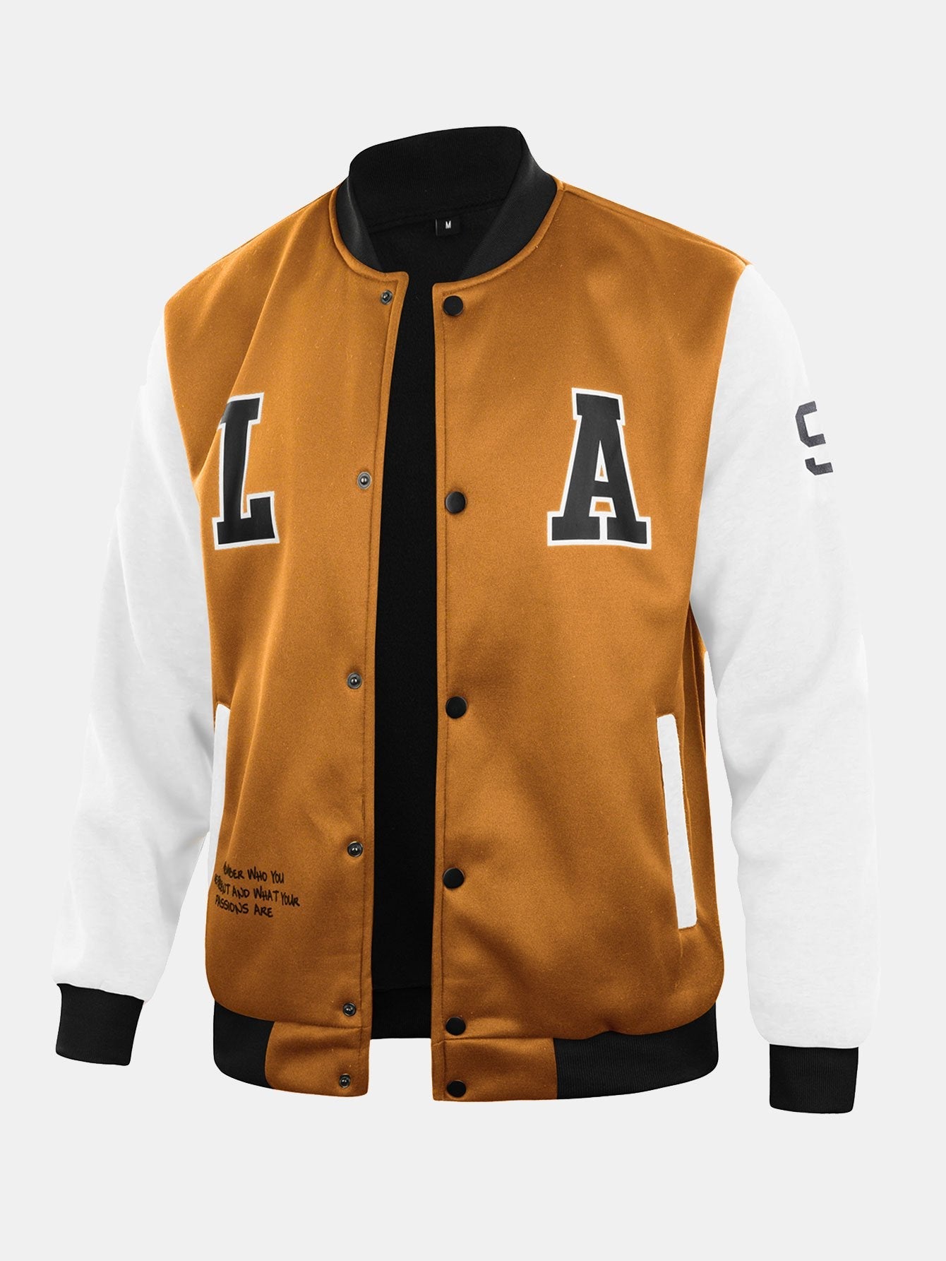 LA Print Baseball Jacket