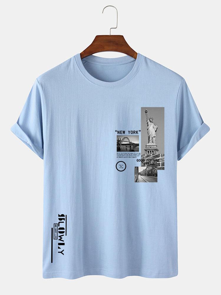 New York Architecture Print T-Shirt