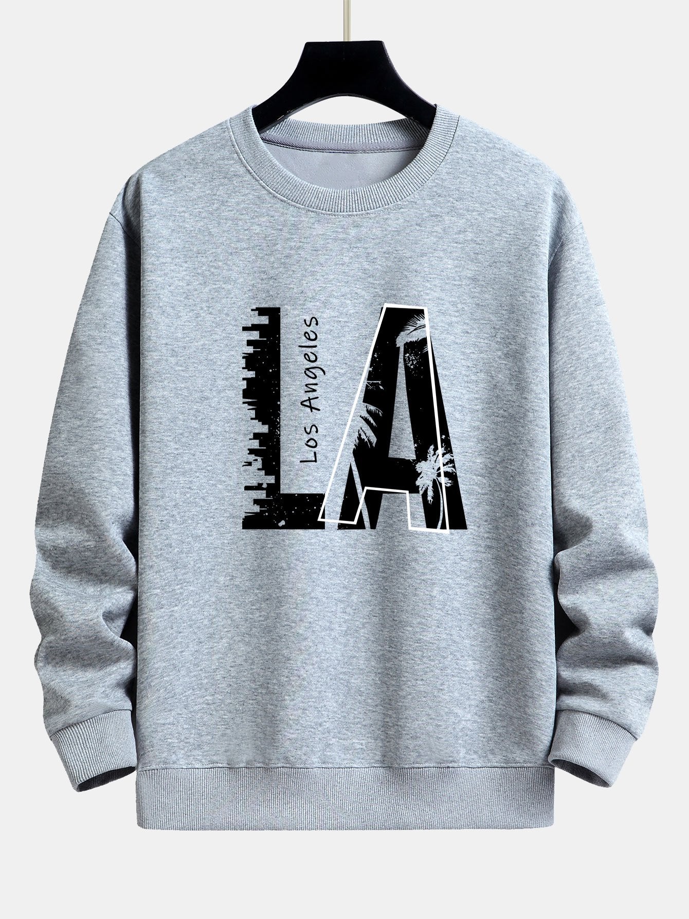 Los Angeles Print Relax Fit Sweatshirt