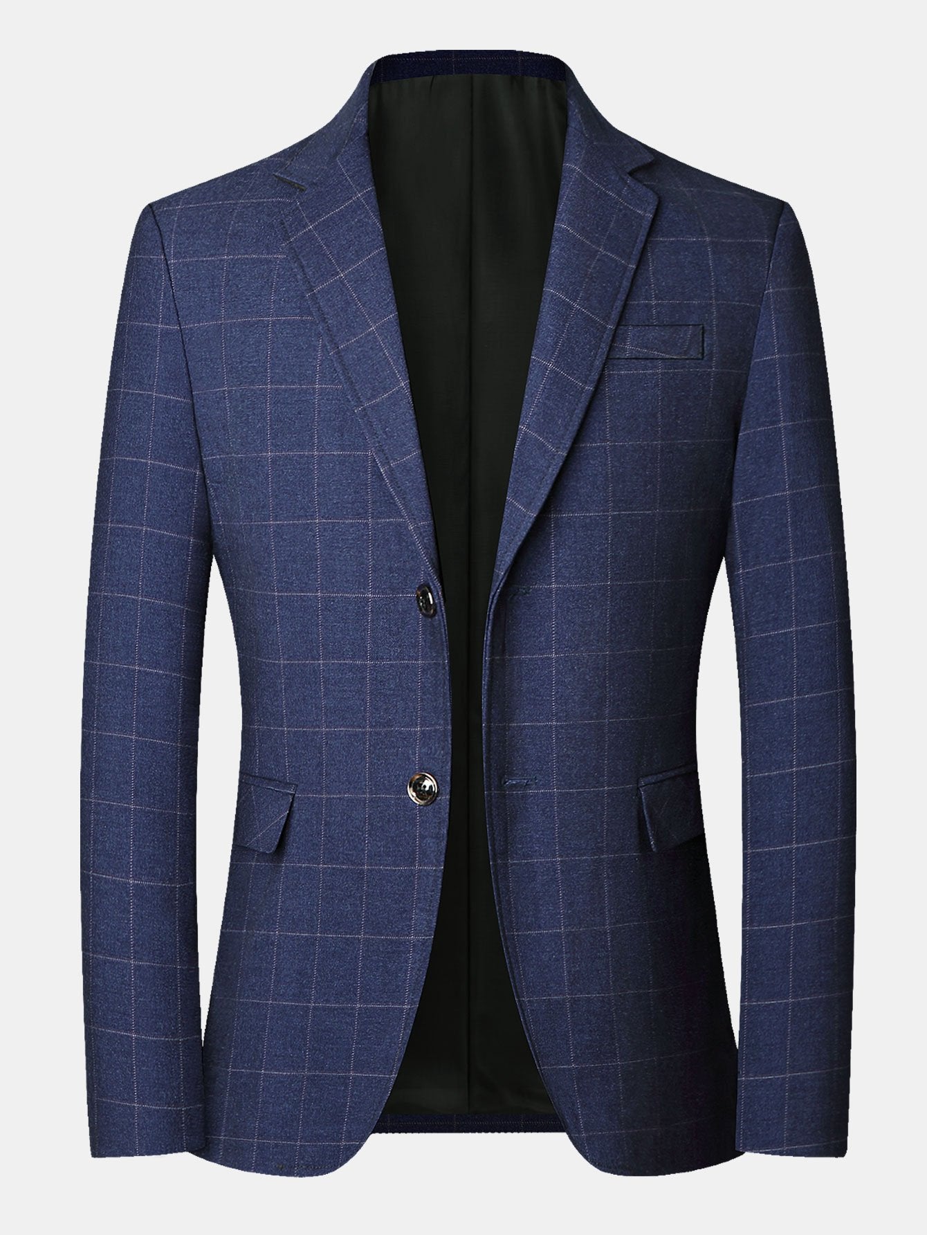 Blazer à carreaux pour homme