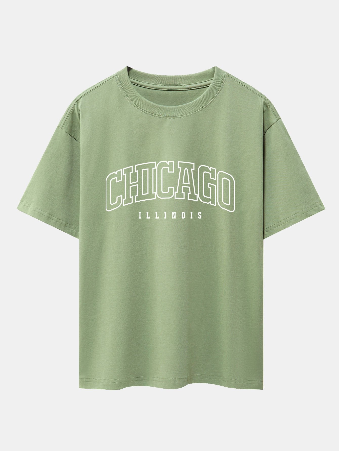 Chicago Print Oversize T-Shirt