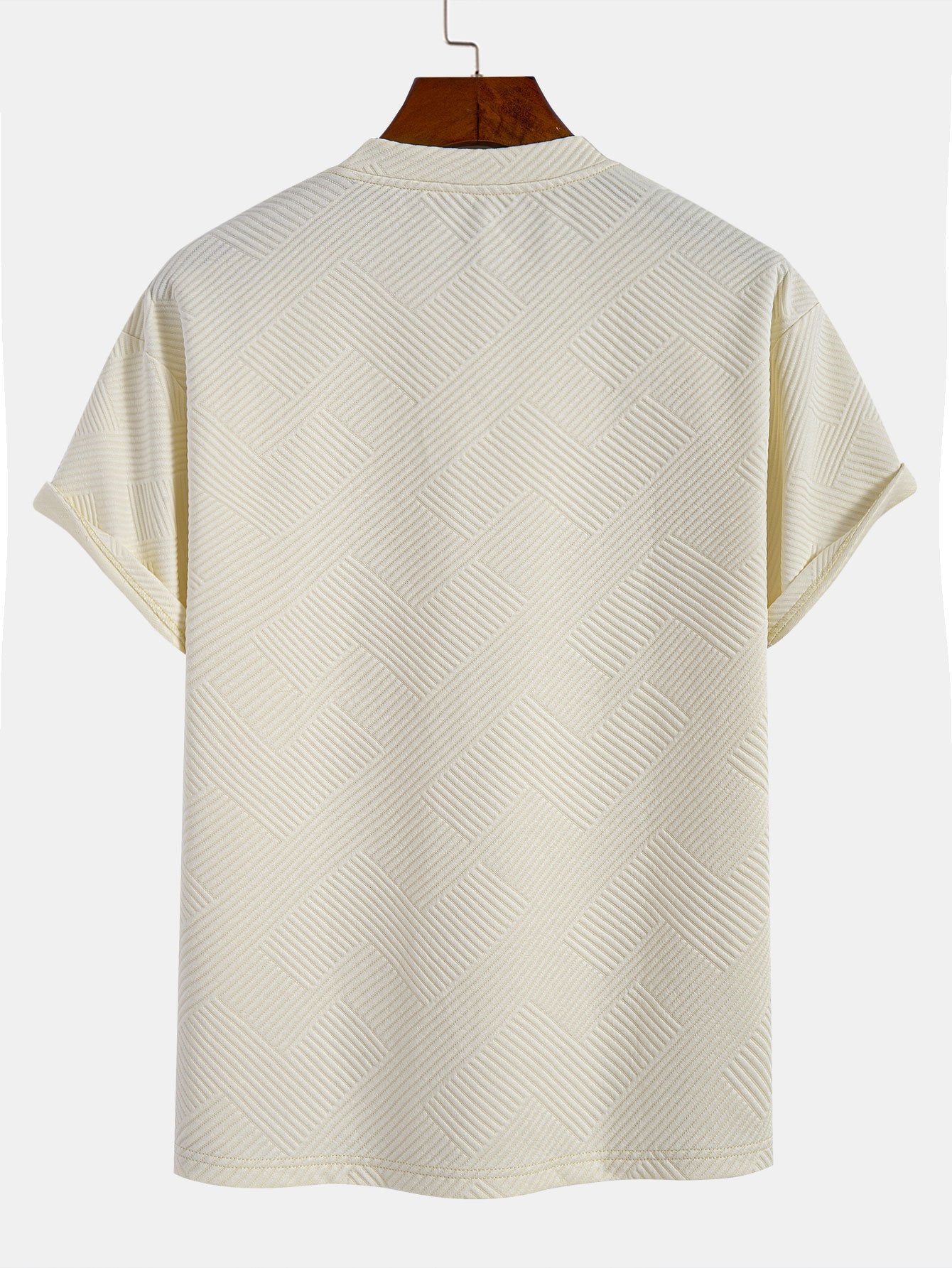 Oversize Stripe Jacquard T-Shirt