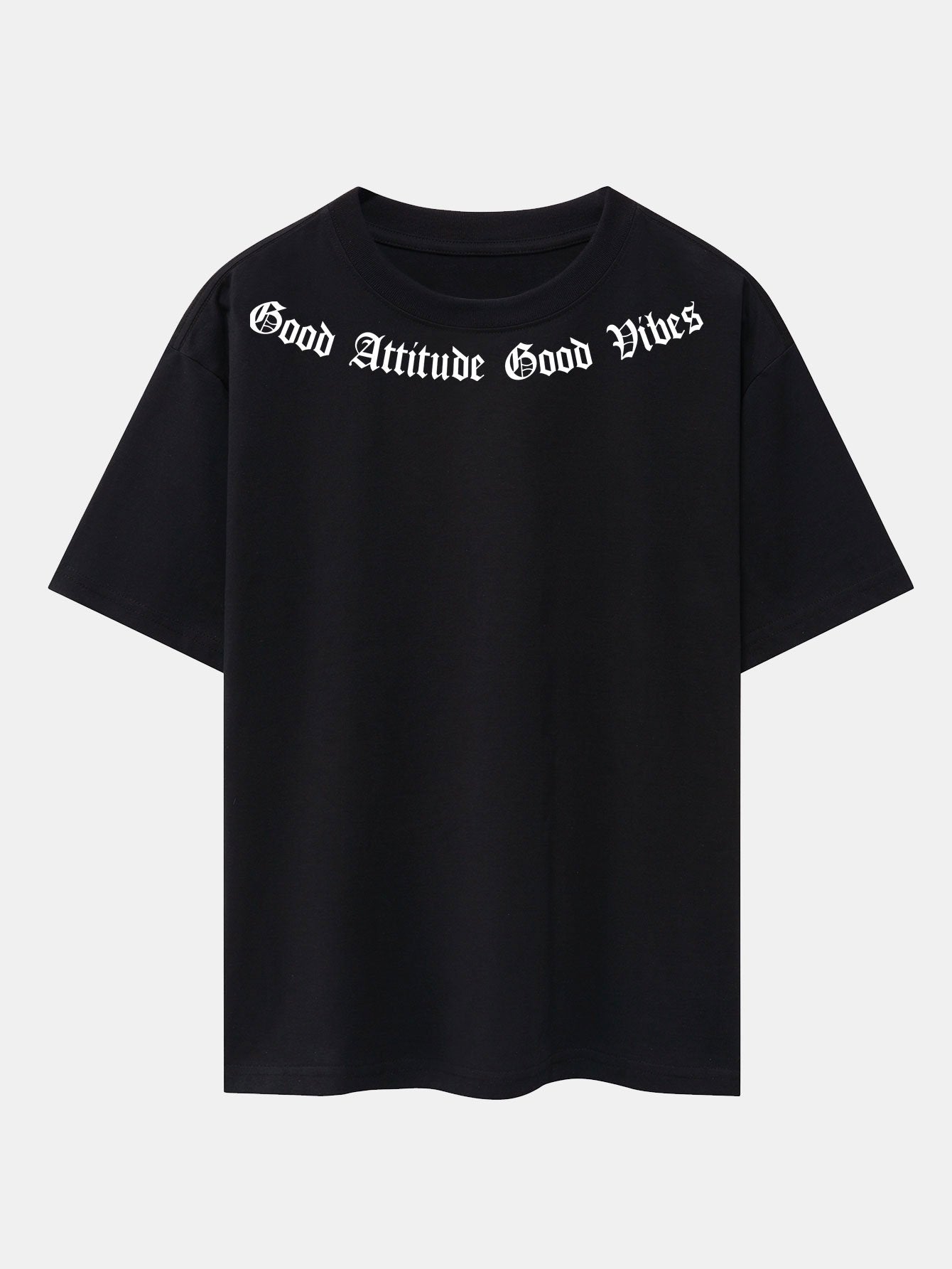 Slogan Print Oversize T-Shirt