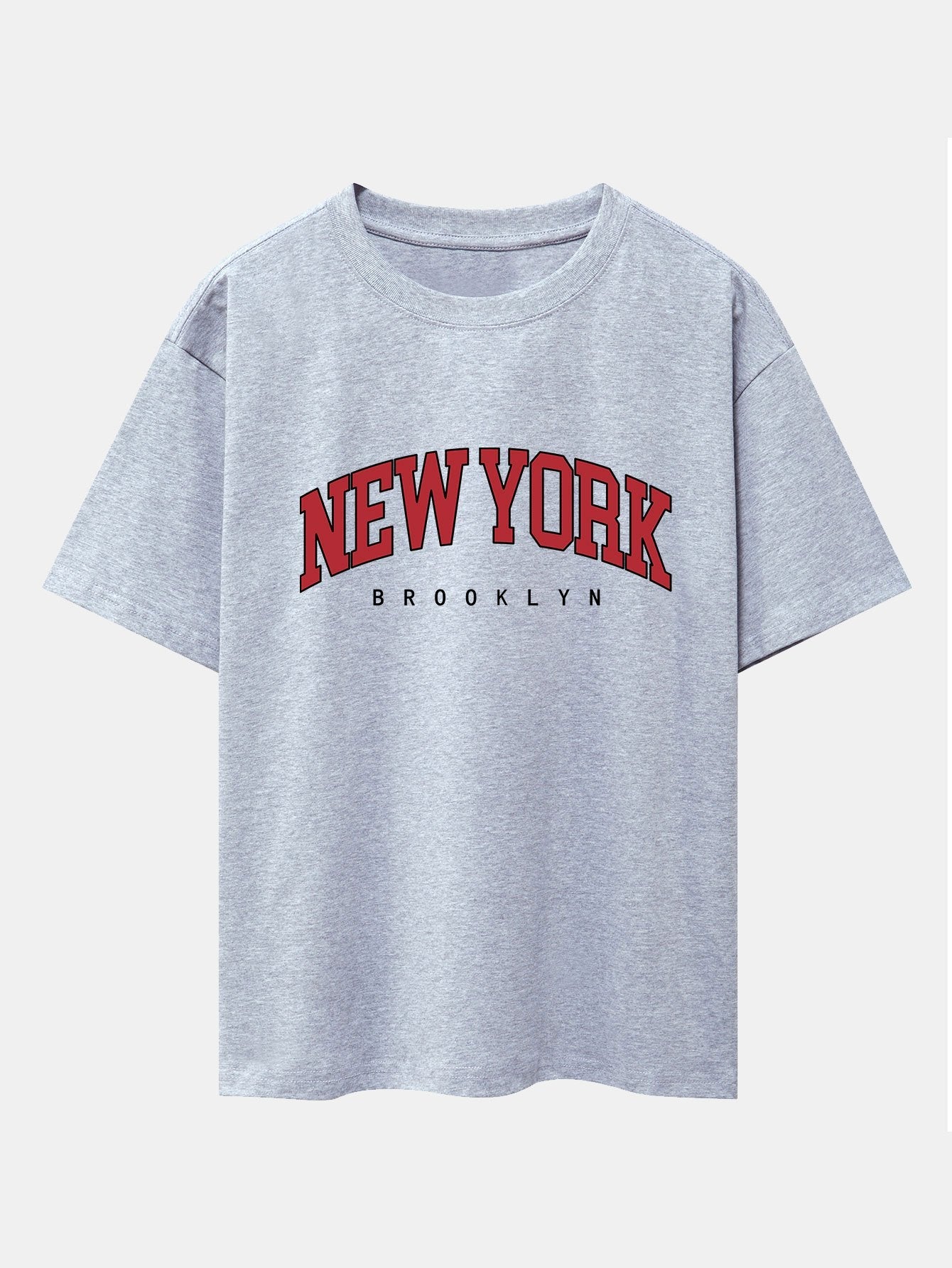 New York Print Drop Shoulder Oversize T-Shirt