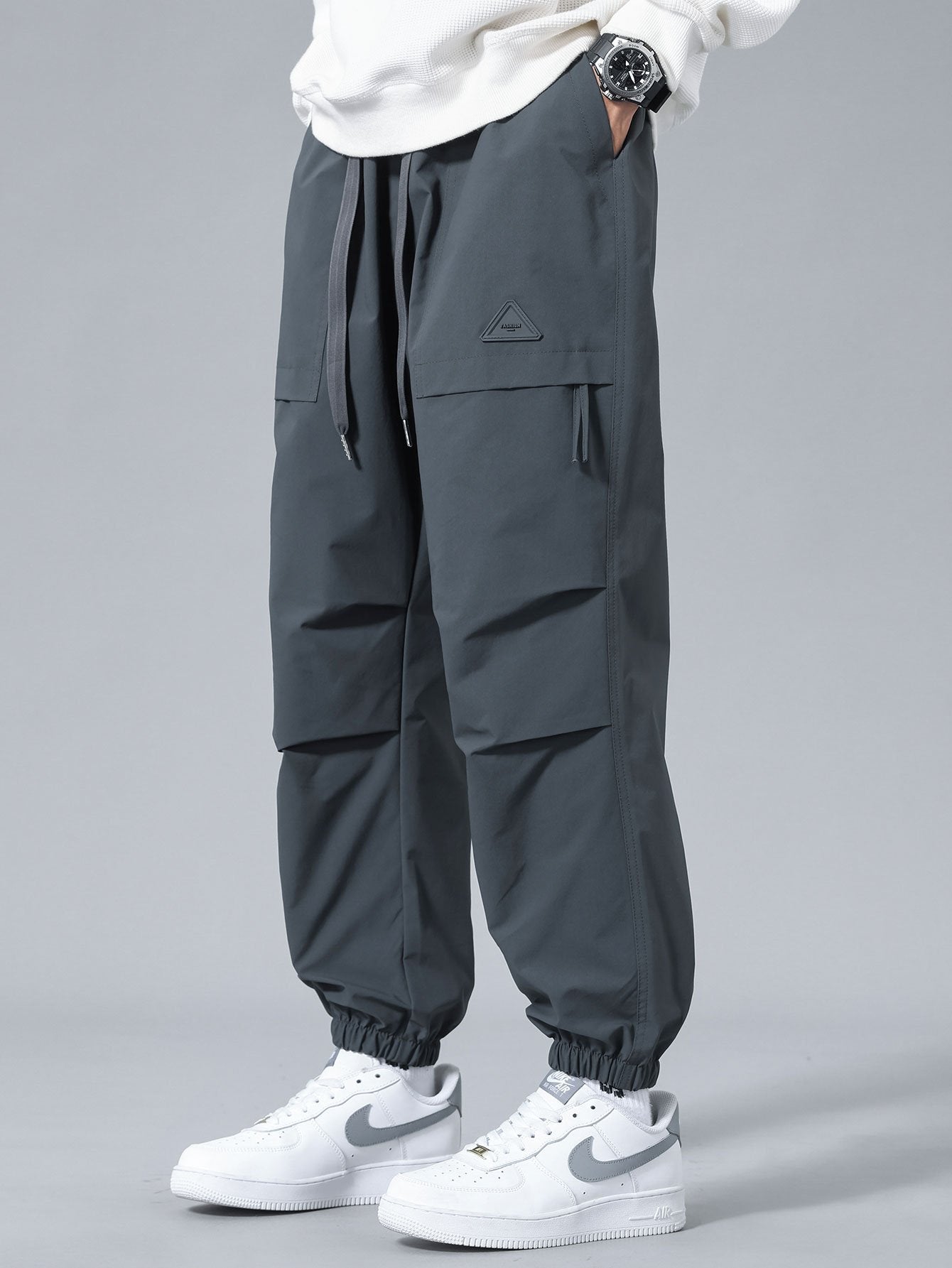 Pantalon de jogging à cordon de serrage