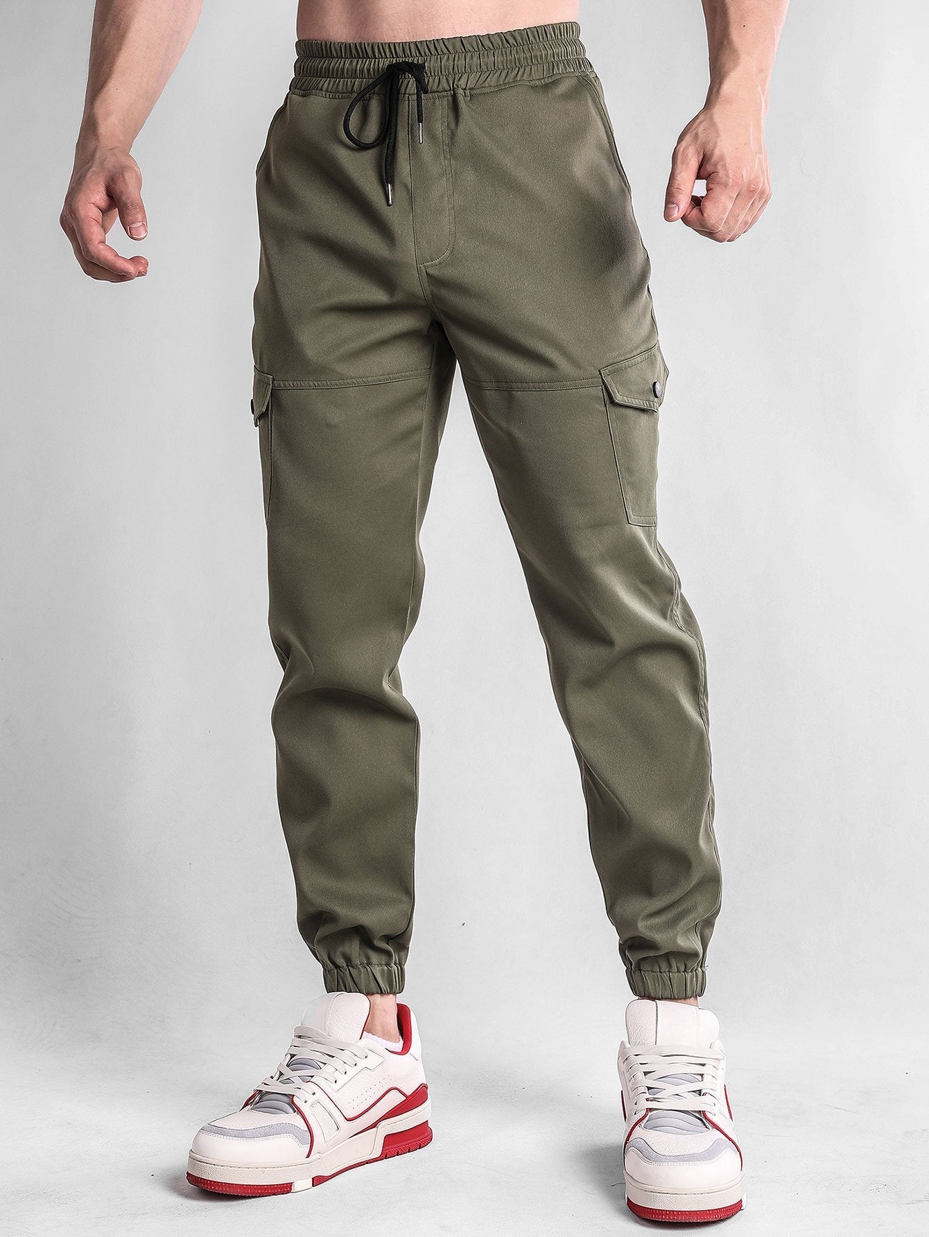 Chino Cargo Jogger Pants