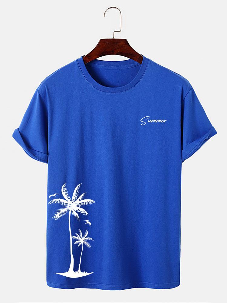 Summer Palm Tree Print T-Shirt