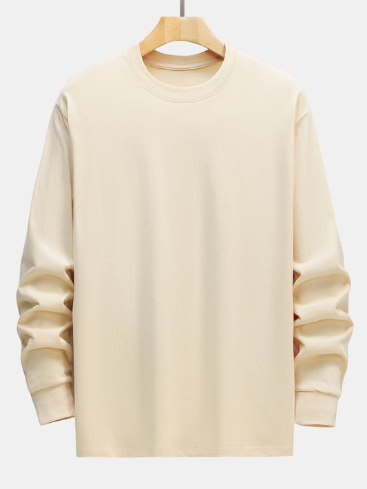 Basic Long Sleeve Heavy Weight T-Shirt