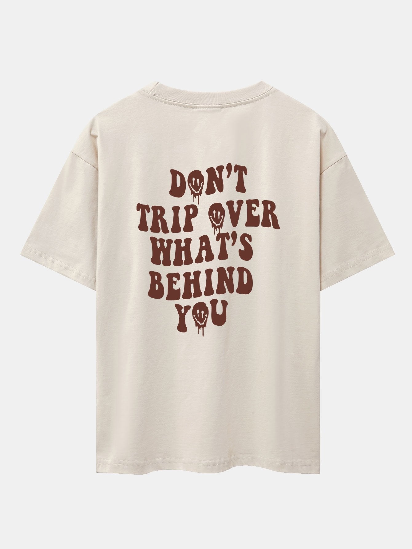 Slogan Back Print Oversize T-Shirt