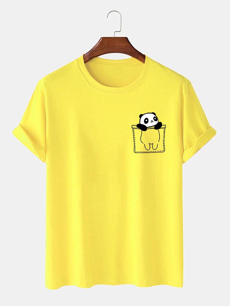 Pocket Panda Print T-Shirt