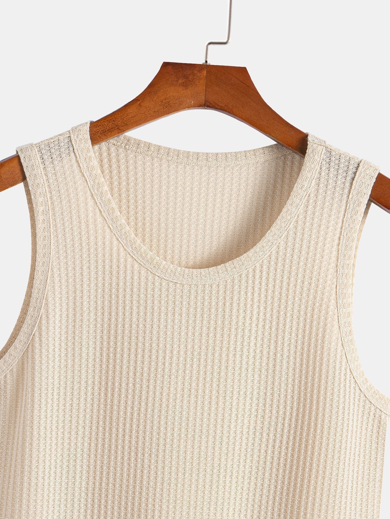 3 Pieces Waffle Knit Tank Top