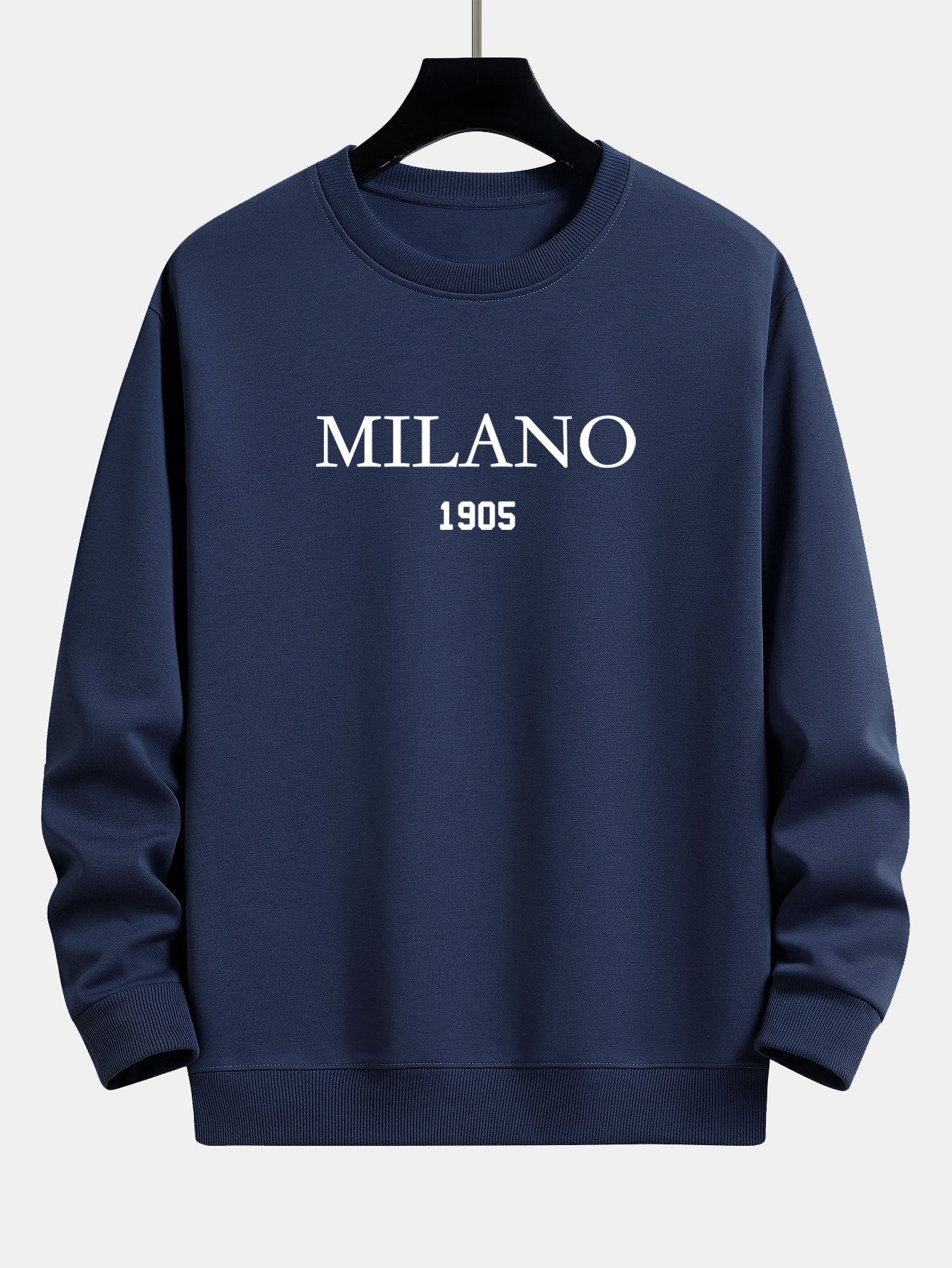 Sweat-shirt coupe décontractée à imprimé Milano