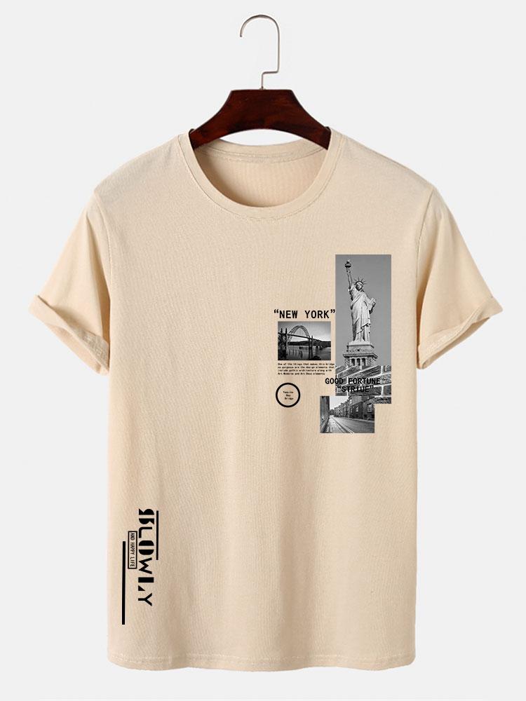 New York Architecture Print T-Shirt