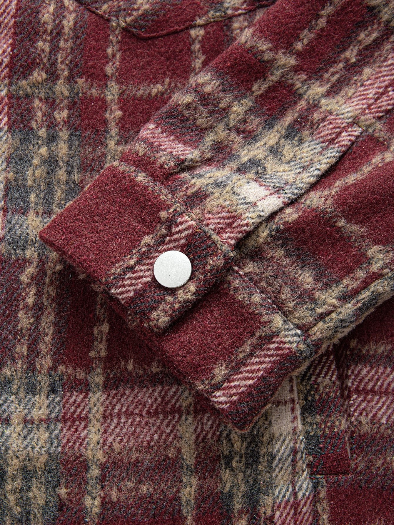 Veste à carreaux en flanelle