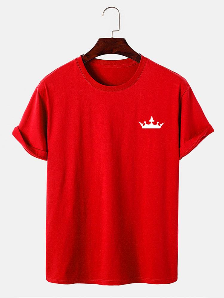 T-shirt imprimé couronne