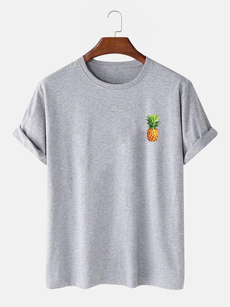 Pineapple Print T-Shirt